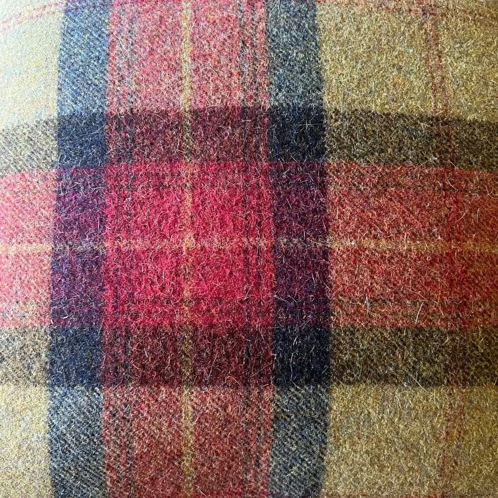 Rustic Tartan Plaid Throw Pillow Set 2 18x18 Down Feather Cabin Lakehouse Decor